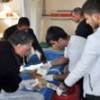 16.01.2017 / Yaralı Kediye Hastane Personeli Sahip Çıktı