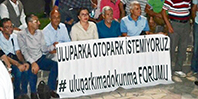 Ulupark'a Otopark İstemiyoruz