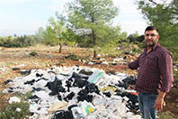 Ormanlık Alana Atılan &Ccedil;&ouml;pler