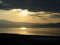 G&uuml;neş Batarken Burdur G&ouml;l&uuml;