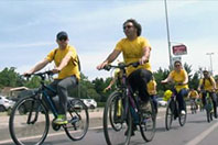 Arıların İzinde Pedal &Ccedil;evirdiler